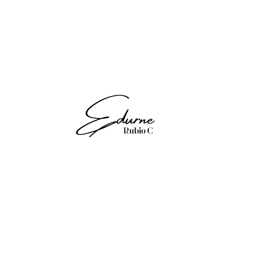 Logo Edurne RubioC fondo blanco