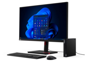 Sobremesa Lenovo ThinkCentre M75q Gen5 + Monitor ThinkCentre Tiny-In-One24 Gen5 23,8″