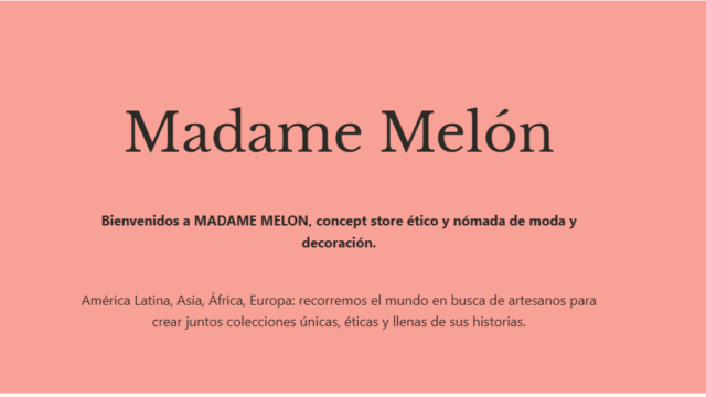 MADAME MELON/ Mélody Besnard