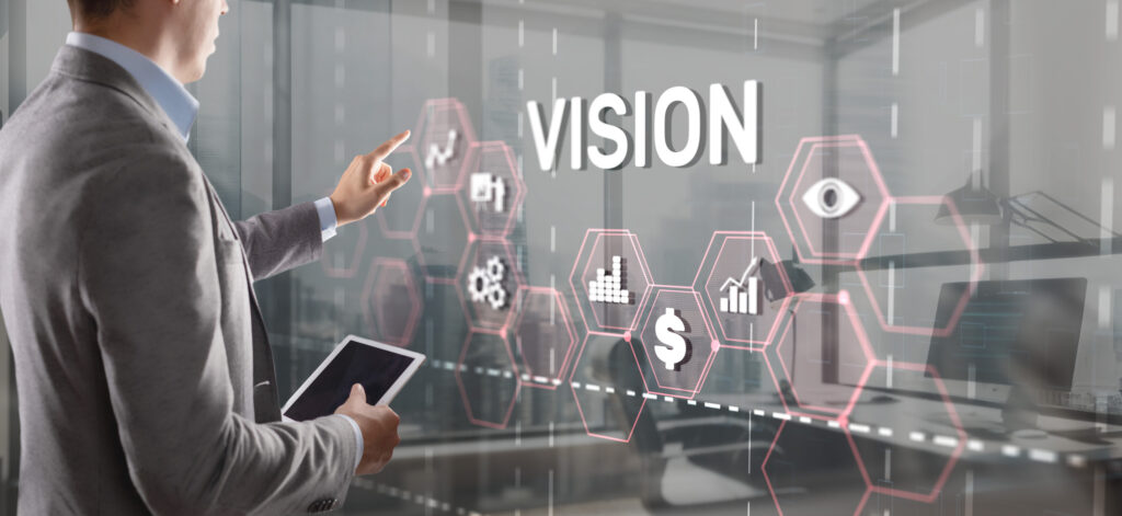 Vision Direction Future Business Inspiration Motivation Concept
